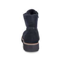 Waldl&auml;ufer Damen Leder Schn&uuml;rboot blau