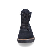 Waldl&auml;ufer Damen Leder Schn&uuml;rboot blau