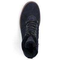 Waldl&auml;ufer Damen Leder Schn&uuml;rboot blau