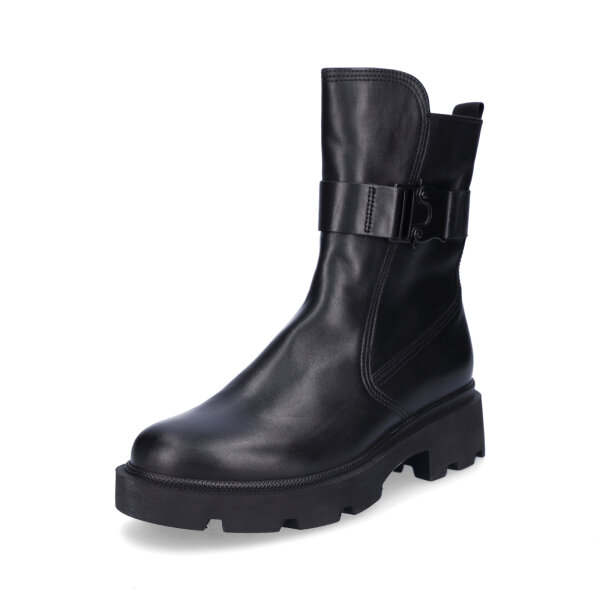 Gabor Damen Leder Biker Boot schwarz