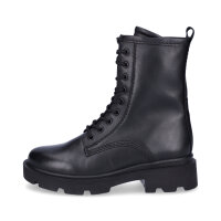Gabor Damen Leder Biker Schnürboot schwarz