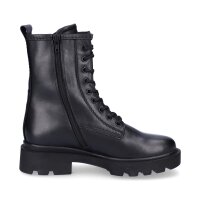 Gabor Damen Leder Biker Schn&uuml;rboot schwarz