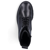 Gabor Damen Leder Biker Schn&uuml;rboot schwarz