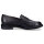 Paul Green Damen Leder Loafer schwarz