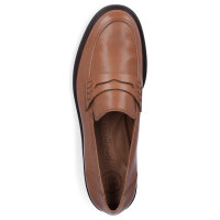 Paul Green Damen Leder Loafer cognac