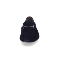 Paul Green Damen Leder Slipper dunkelblau
