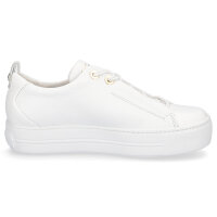 Paul Green Damen Leder Sneaker wei&szlig;