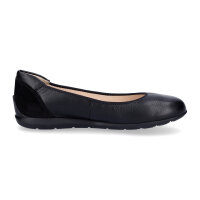 Ara Damen Leder Ballerina schwarz