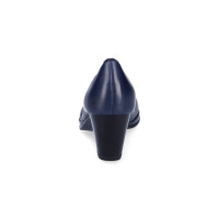 Ara Damen Leder Pumps blau matt