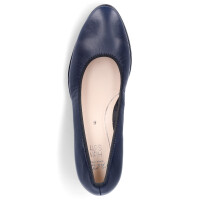 Ara Damen Leder Pumps blau matt