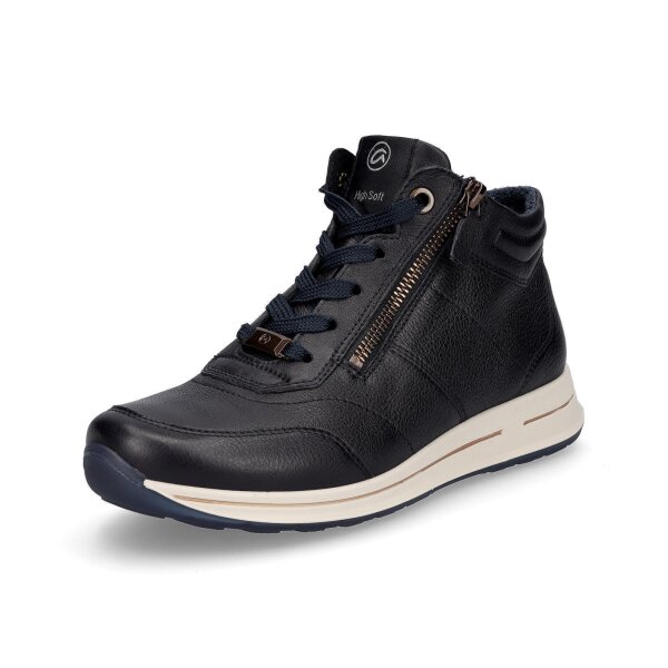 Ara Damen High-Top Sneaker blau