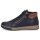 Ara Damen Leder Sneaker blau