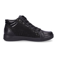 Ara Damen Leder Sneaker schwarz