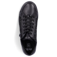 Ara Damen Leder Sneaker schwarz