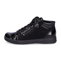 Ara Damen Leder Sneaker schwarz Lack