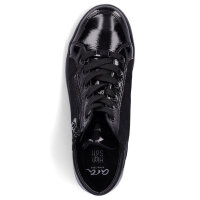 Ara Damen Leder Sneaker schwarz Lack