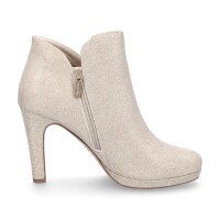 Tamaris Damen Stiefelette beige Glitzer