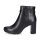 Tamaris Damen Leder Stiefelette schwarz