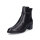 Tamaris Damen Leder Stiefelette schwarz