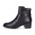 Tamaris Damen Leder Stiefelette schwarz