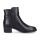 Tamaris Damen Leder Stiefelette schwarz