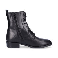 Tamaris Damen Leder Schn&uuml;rboot schwarz