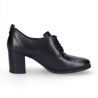 Tamaris Damen Leder Schn&uuml;rpumps schwarz