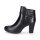 Tamaris Damen Leder Stiefelette schwarz