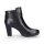 Tamaris Damen Leder Stiefelette schwarz