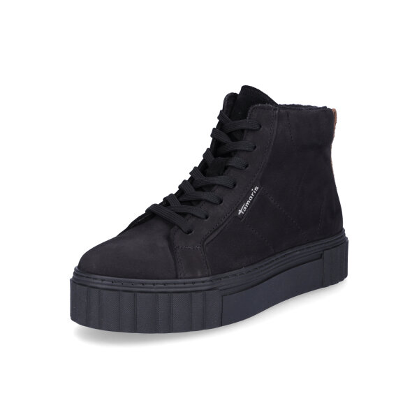 Tamaris Damen Plateau Sneaker schwarz