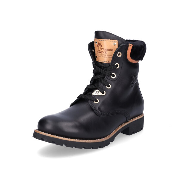 Panama Jack Damen Schn&uuml;rstiefelette schwarz