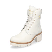 Panama Jack Damen Schnürstiefelette creme weiß