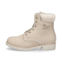 Panama Jack Damen Schnürstiefelette beige