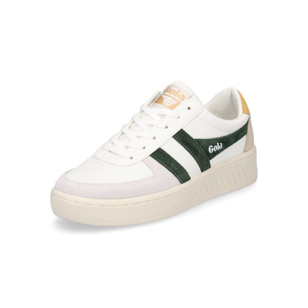 Gola Damen Sneaker Grandslam Trident wei&szlig; gr&uuml;n