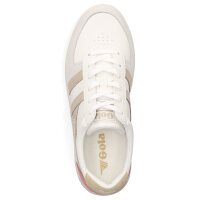 Gola Damen Sneaker Grandslam Trident wei&szlig; taupe