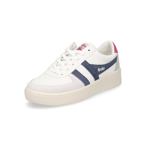Gola Damen Sneaker Grandslam Trident wei&szlig; blau