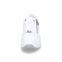 Marco Tozzi Damen Keil Sneaker wei&szlig;