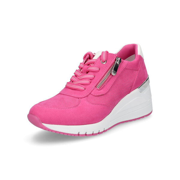 Marco Tozzi Damen Keil Sneaker pink