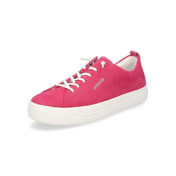 Remonte Damen Leder Sneaker fuchsia