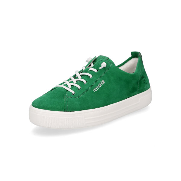 Remonte Damen Leder Sneaker gr&uuml;n