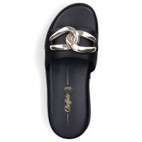 Buffalo Damen Pantolette Noa Slide Chain schwarz