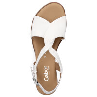 Gabor Damen Sandalette wei&szlig;