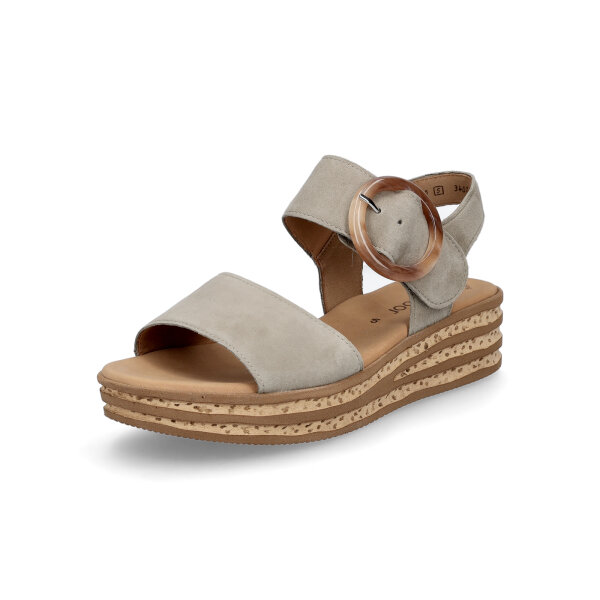 Gabor Damen Keil Sandalette schilf