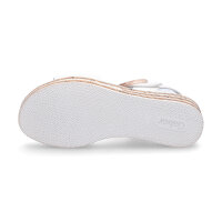 Gabor Damen Keil Sandalette wei&szlig;