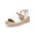 Gabor Damen Keil Sandalette wei&szlig;