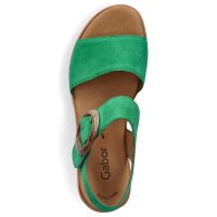 Gabor Damen Keil Sandalette gr&uuml;n