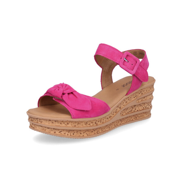 Gabor Damen Plateau Keilsandalette pink