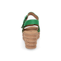 Gabor Damen Plateau Keilsandalette gr&uuml;n