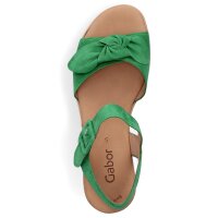 Gabor Damen Plateau Keilsandalette gr&uuml;n