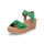 Gabor Damen Plateau Keilsandalette gr&uuml;n